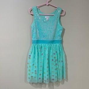 Turquoise girls Easter 👗 dress